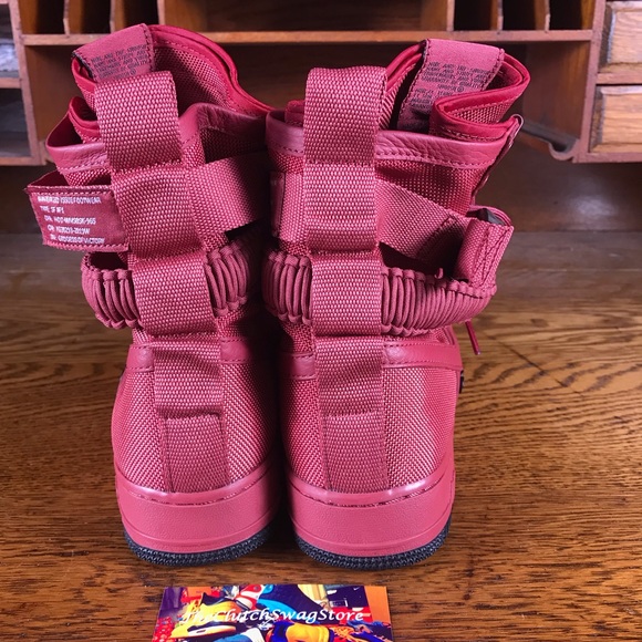 WMNS Nike SF AF1 High Top Pink/Black Size 10 - Picture 5 of 5
